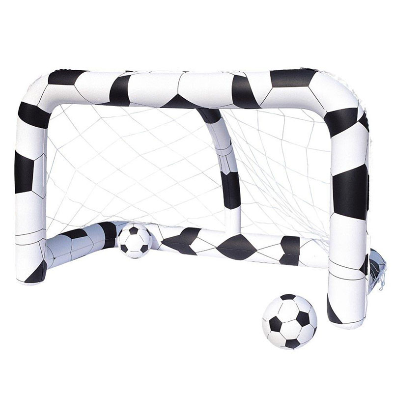 OEM ODM uppblåsbart fotbollsmål med sprängkulleksaker, sommarsportspel