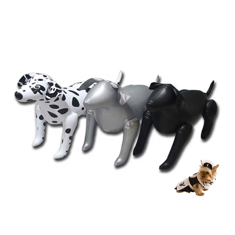 Annons Uppblåsbara husdjursrekvisita modell hund leksak hem dekoration