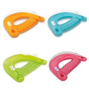 Hot PVC Uppblåsbar återfödare soffa flottör säng flyter utomhus strandstol